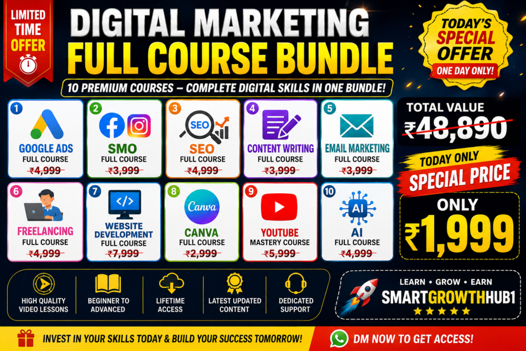 Digital Marketing Full Course Bundle